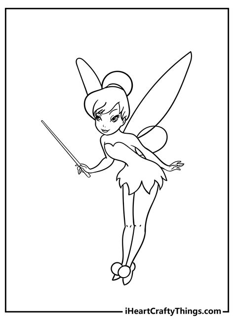 Tinkerbell coloring page inspiration