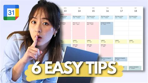 Tips For Using Google Calendar Effectively