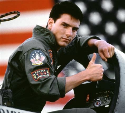 Tom Cruise as a pilot