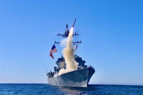 Tomahawk Missile Surface Ship Launch