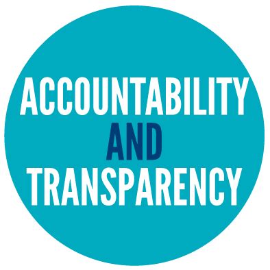 Transparency and accountability