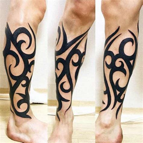 Tribal Leg Tattoo Designs