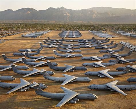 A photo of aircraft taking off from the base