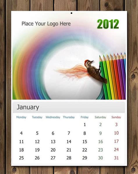 Types of Free PSD Calendar Templates