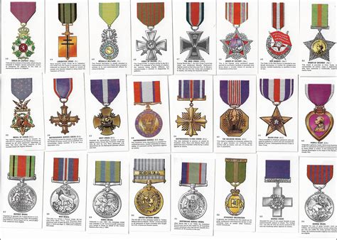 Types of Navy Medals Image