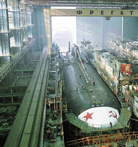 Construction of the Typhoon-class submarine