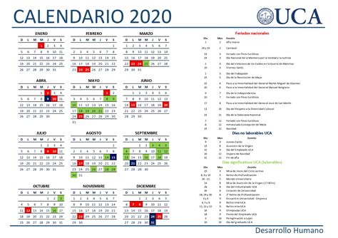 UCA Calendar Interface