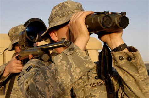 US Air Force Sniper in Action