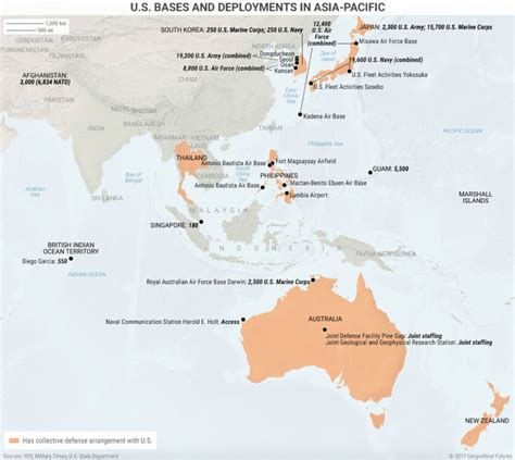 US Air Force Bases in Asia