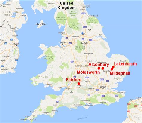 US Army Installations in England