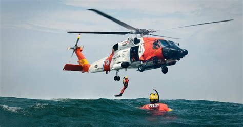 US Coast Guard Helmsman at the helm