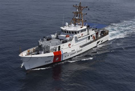 US Coast Guard ship at sea