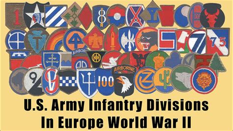 US Infantry Divisions