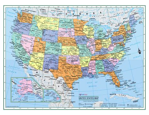 US Map Printable 6