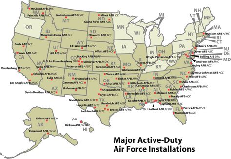 Facilities of the US Military Base