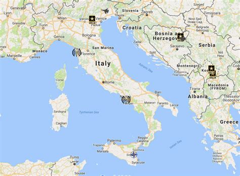 US Military Presence in Italy