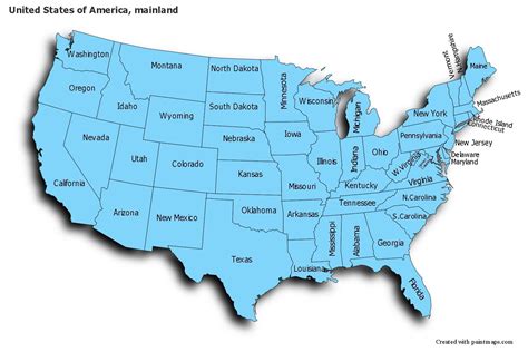 US Russia Mainland Map