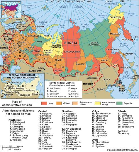 US Russia Politics Map