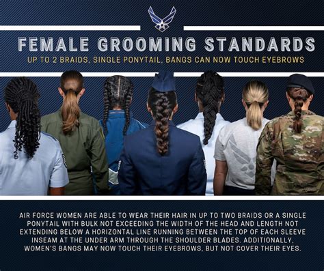 USAF Female Hair in Uniform