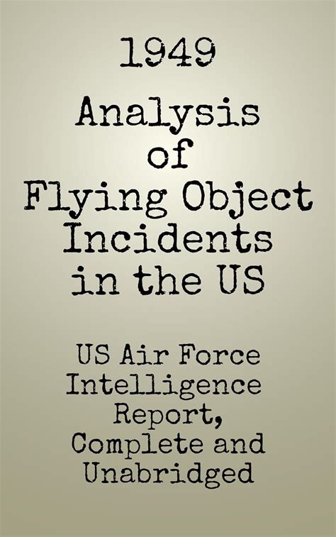 USAF Intelligence Analysis