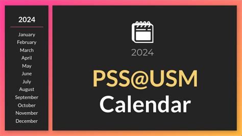 USM Calendar Best Practices