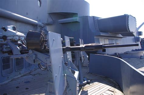 USS Alabama anti-aircraft guns