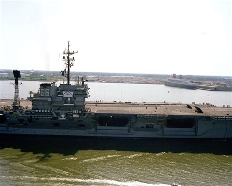 Superstructure of USS America CV-66