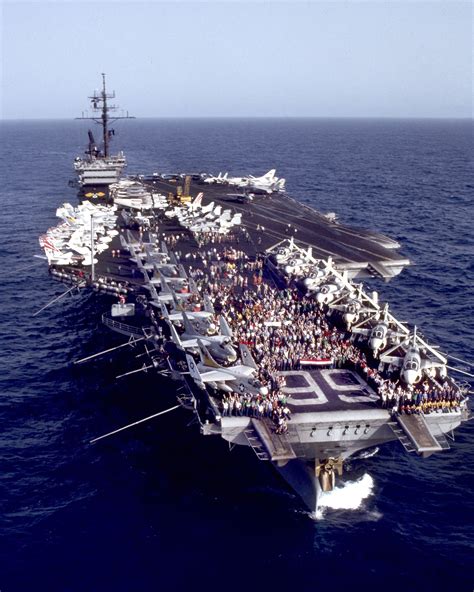 USS America CV-66 fighter jet