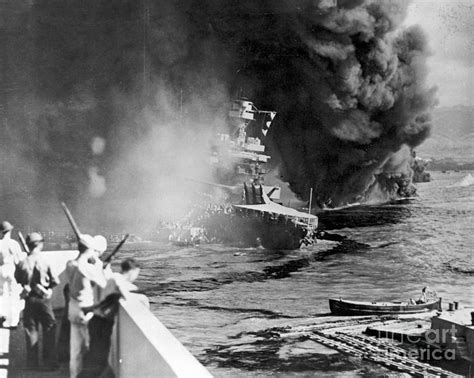 The USS California sinking