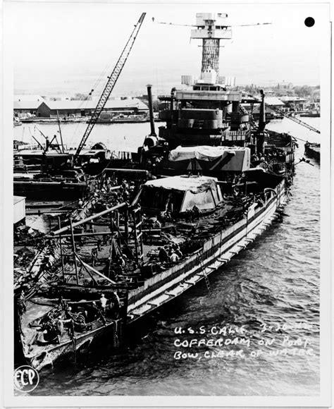 USS California Sunk Pearl Harbor