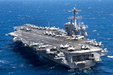 USS Carl Vinson aircraft in flight