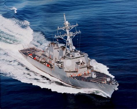 USS Carney (DDG-64) in dry dock