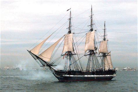 USS Constitution at sea