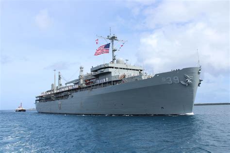 USS Emory S. Land (AS-39) Dry Dock