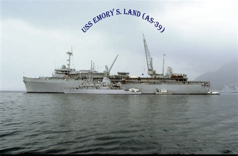 USS Emory S. Land (AS-39) Helipad