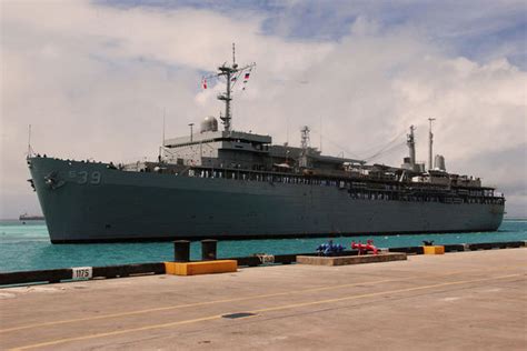 USS Emory S. Land at sea