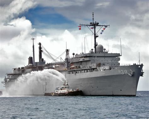 USS Emory S. Land ship interiors