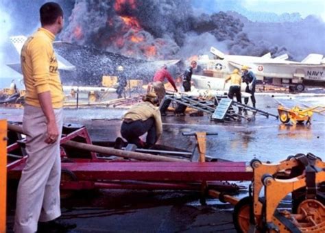 USS Forrestal Fire 1967