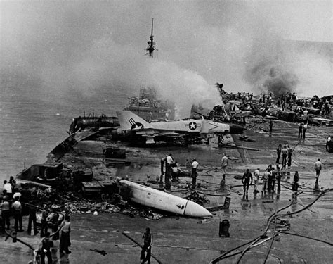 USS Forrestal Fire 1967