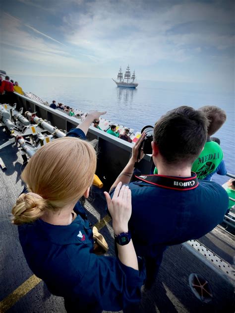 USS George H.W. Bush Crew at Work