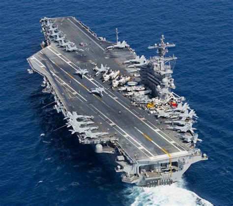 USS George H.W. Bush CVN 77 Aircraft Handling