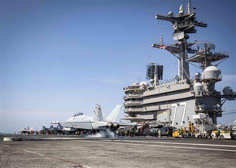 USS George H.W. Bush CVN 77 Flight Deck View