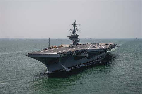 Aircraft launching from USS George Washington