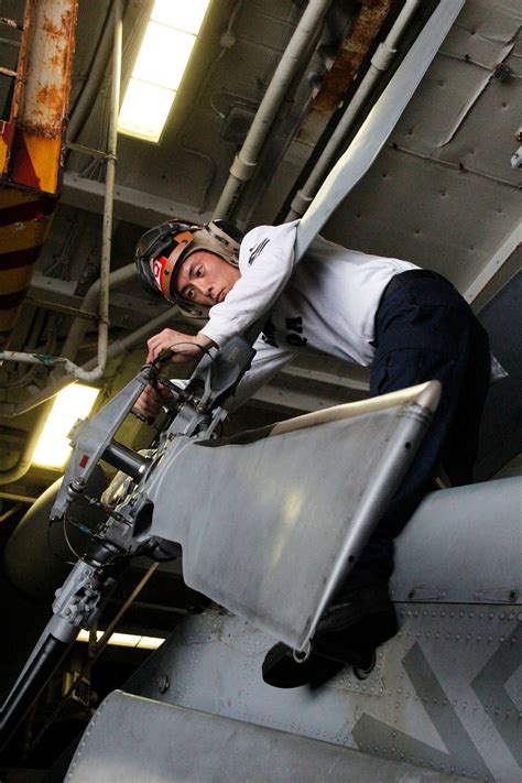 USS George Washington sailors at sea