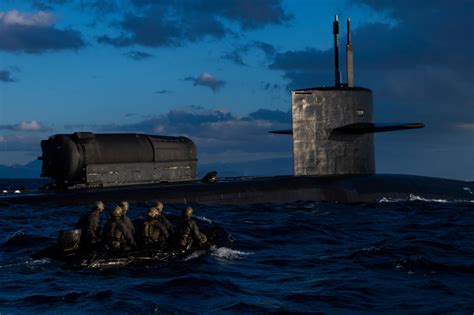 USS Georgia training