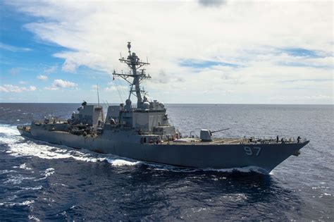 USS Halsey patrolling the South China Sea