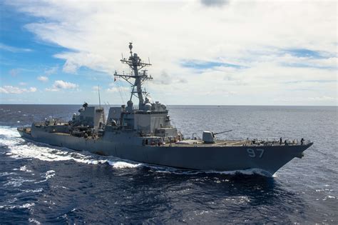 USS Halsey supporting international law in the South China Sea