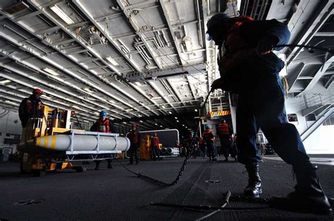 USS Harry S. Truman aircraft hangar