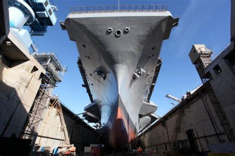 USS Harry S. Truman in dry dock