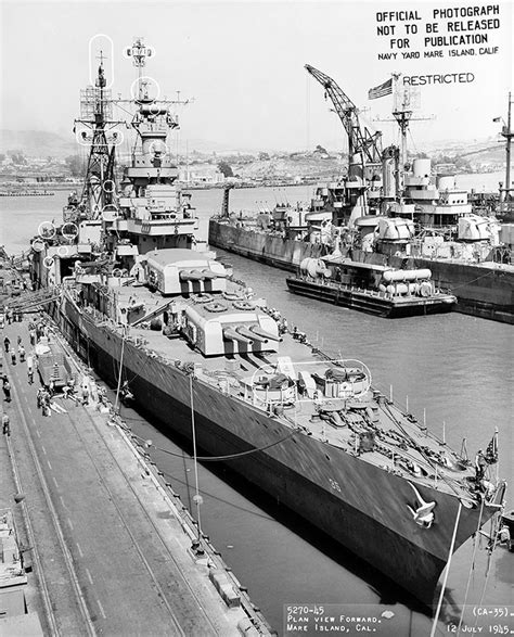 USS Indiana at Anchor